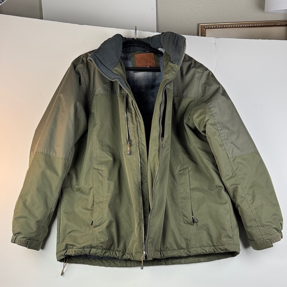 Free Country Men's Army Green Field Jacket Sz XXL PRELOVED